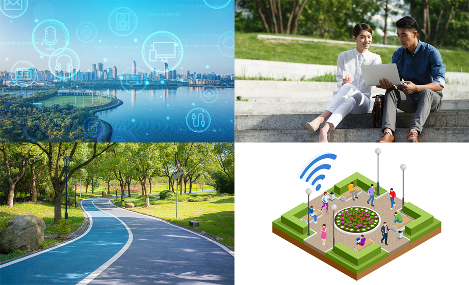 15KM超遠距離wifi模組公園無線傳輸解決方案